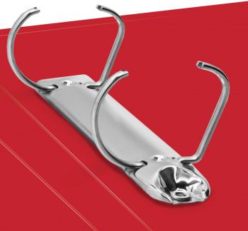 Папка с 2-мя кольцами 40мм d27мм (D-образн.) Красный