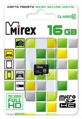 Карта памяти MicroSD 16Gb Class10