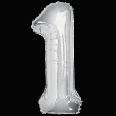 Шар возд. фольга цифра 40" 1 Silver