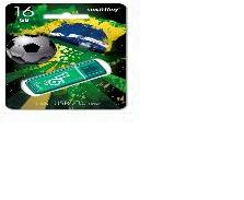 Флэшка 16Gb Glossy зеленая