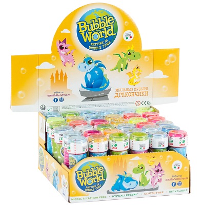 Мыльные пузыри  60мл Дракончики