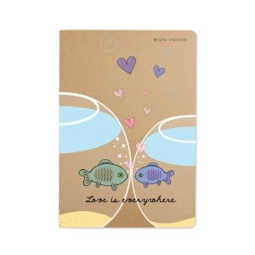 Тетрадь 40л Евроформа Bruno Visconti  Fish Love АКЦИЯ