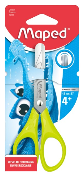 Ножницы  детск. 130мм Essentials ассорти инд.упак