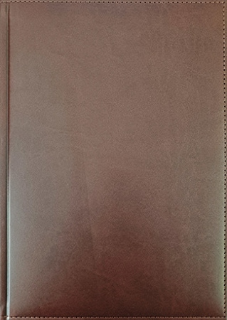 Ежедневник А6 Sorrento коричневый, кожзам, 128л