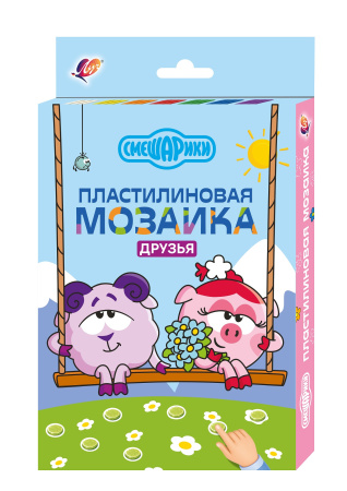 Набор д/творчества Пластилиновая мозаика. Смешарики. Друзья