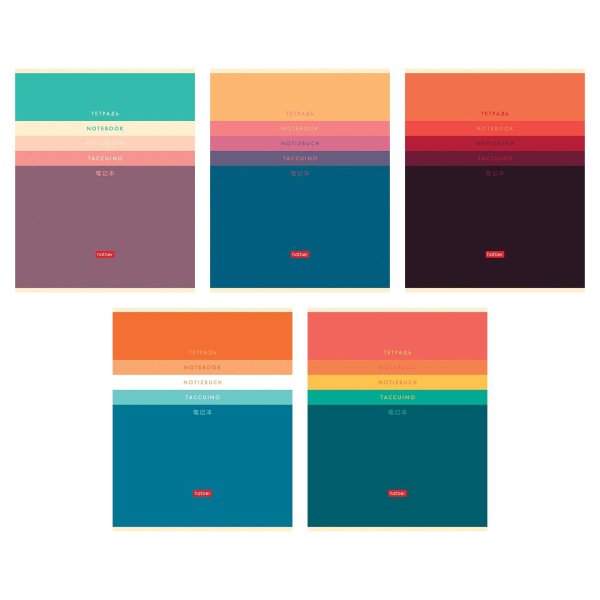 Тетрадь линия 40л Colors, софт-тач