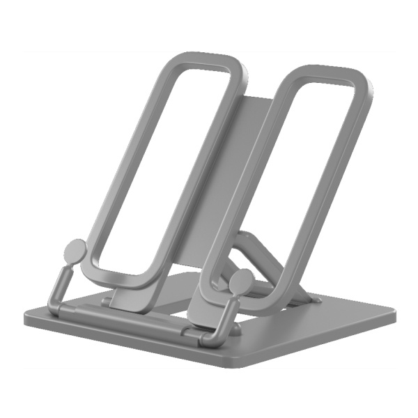 Подставка для книг пластик. Base, Classic, серая