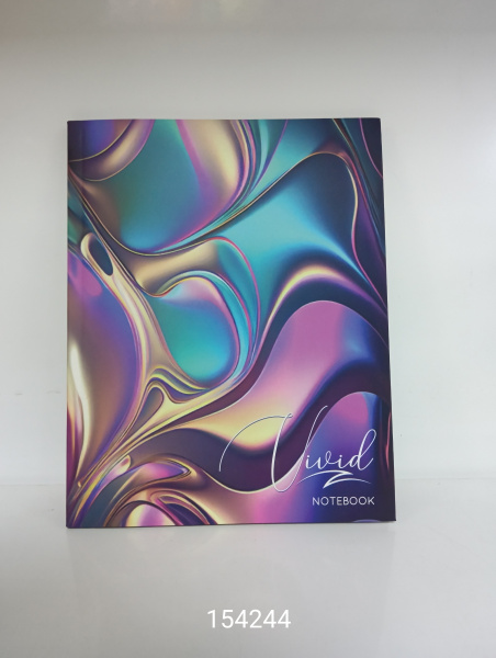 Кн.записная А5+ Инт.обл  64л Градиент,  софт-тач