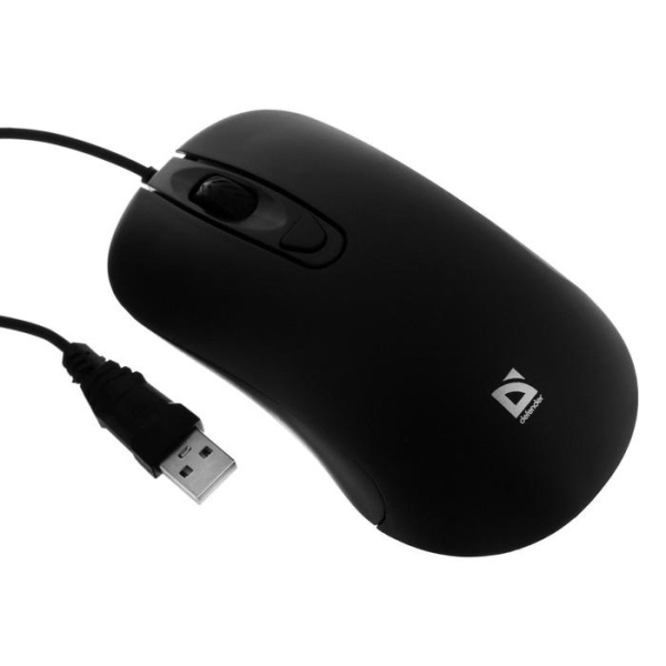 Мышь Defender Classic MВ-230 4кн 1000dpi черный