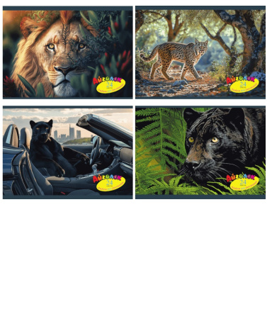 Альбом 24л Дикие кошки