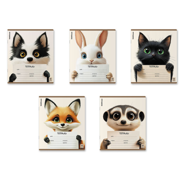 Тетрадь 12л клетка Note Friends