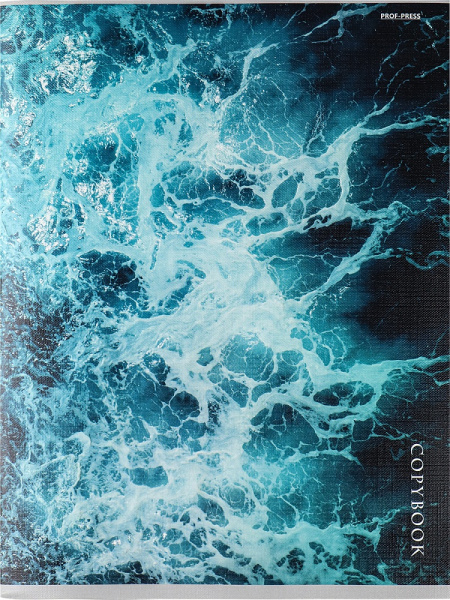 Тетрадь А4  96л Завораживающее море, тиснение