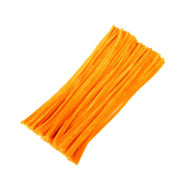 Пушистая проволока 30см/25шт Горчичный