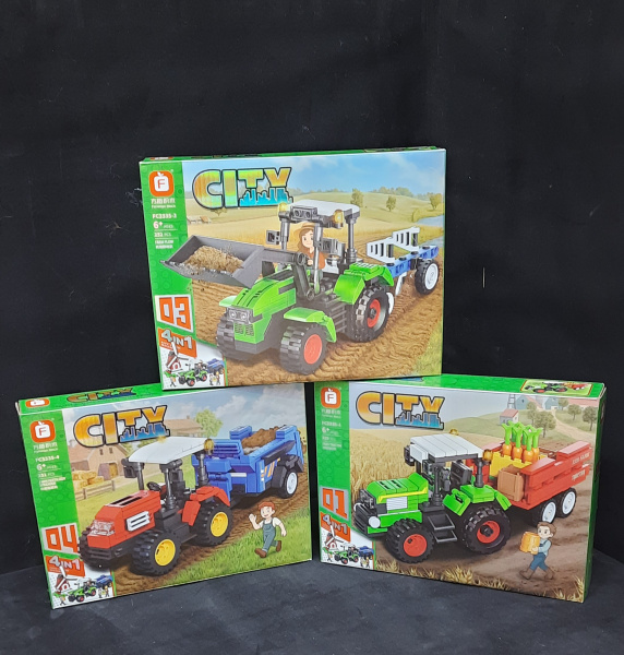 Конструктор  City Farm tractor  239-268дет