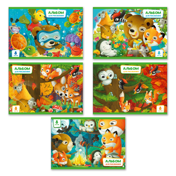 Альбом 08л Лесные жители