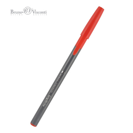 Ручка шарик. GripWrite Grey 0,7мм, красная