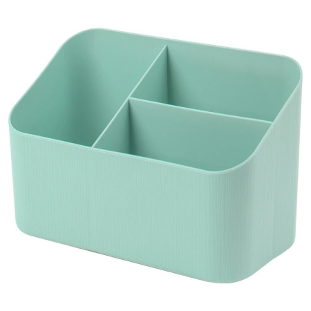 Подставка /канц.принадл. 3 секции Мятный