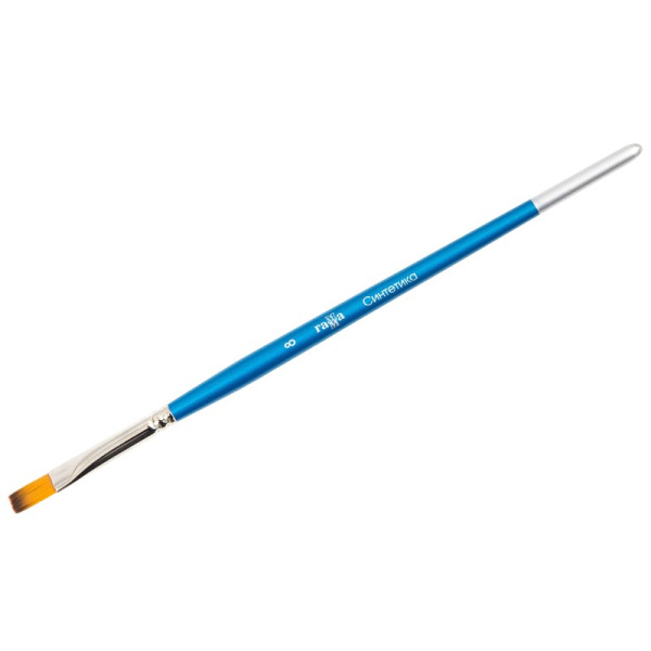 Кисть синтетика  № 8 плоская