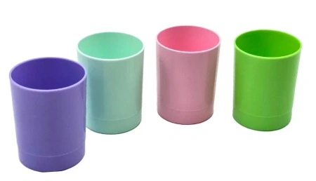 Подставка (стакан) д/канц.принадл. Нежный микс