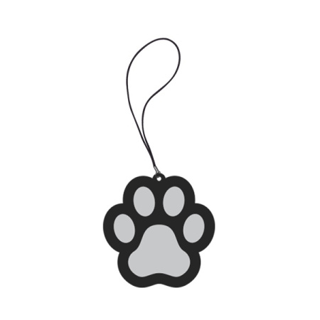 Брелок Светоотражающий Safe mode Paw белый