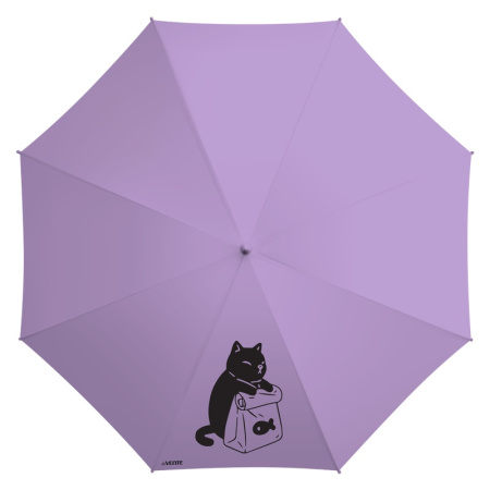 Зонт автомат. Cat and Fish,  купол 97см, высота зонта 56,5см
