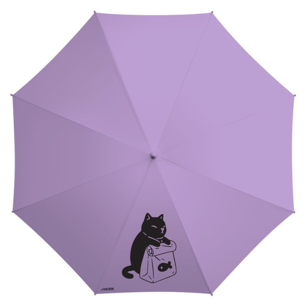 Зонт автомат. Cat and Fish,  купол 97см, высота зонта 56,5см