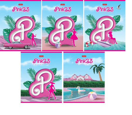 Тетрадь 48л Pink 23, скругл. углы АКЦИЯ