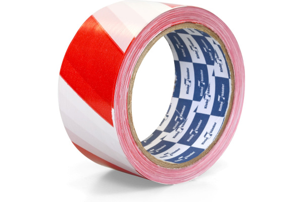 Лента сигнальная 50*200м бело-красная