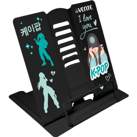 Подставка для книг метал. K-Pop Heartbeat 15,4x15