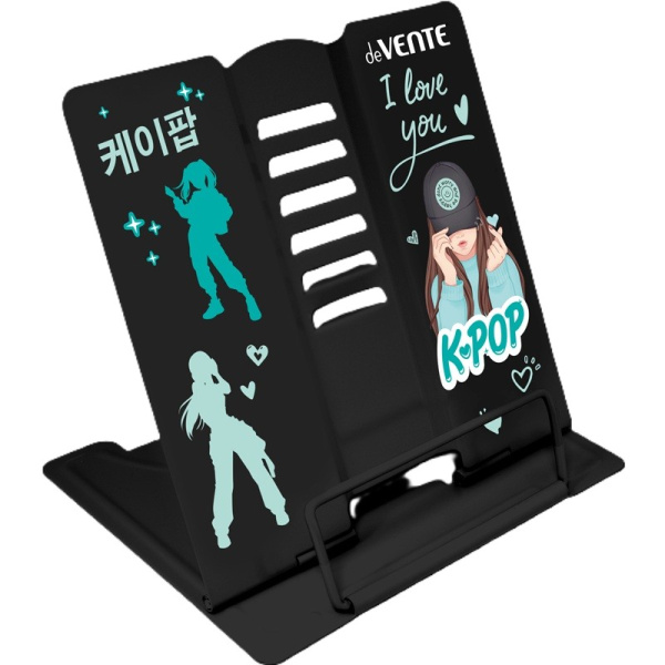 Подставка для книг метал. K-Pop Heartbeat 15,4x15