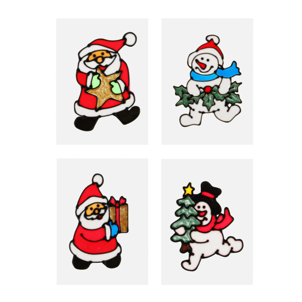 яНаклейки на окно  Новогодняя 15*20см