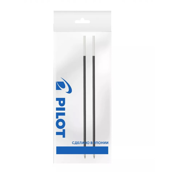 Стержень шарик. синий 144мм длинный 1.0мм  2шт/уп