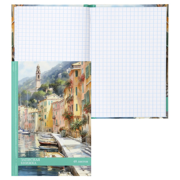 Кн.записная А6 7Бц  48л Венеция