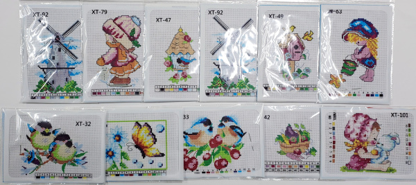 Набор для вышивания Ассорти 14*20см