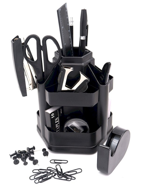 Наст. набор 17предм. черный вращ