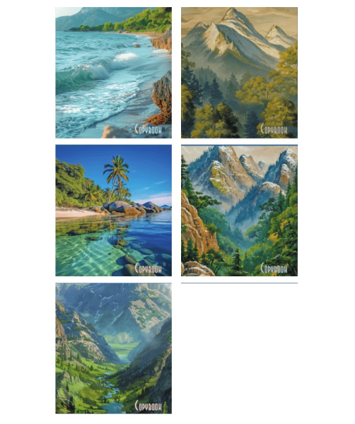 Тетрадь 48л Величие природы