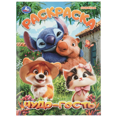 Раскраска А4 Чудо-гость