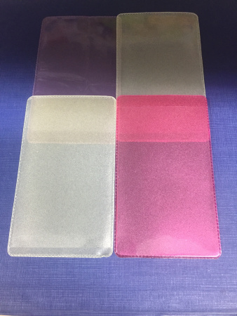 Обложка/проездного билета прозрачная Имидж двухсторонняя Желе