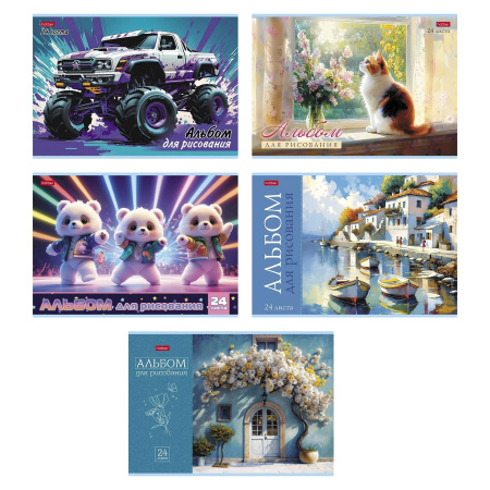 Альбом 24л Ассорти Выпуск №4, скоба