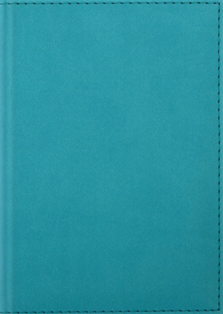 Ежедневник А6 Sorrento бирюзовый, кожзам, 128л