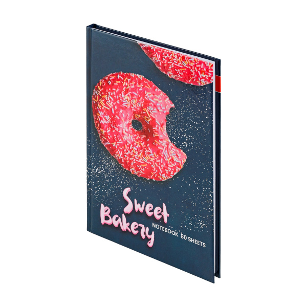 Бизнес-блокнот А5  80л 7Бц Донат рулит! АКЦИЯ