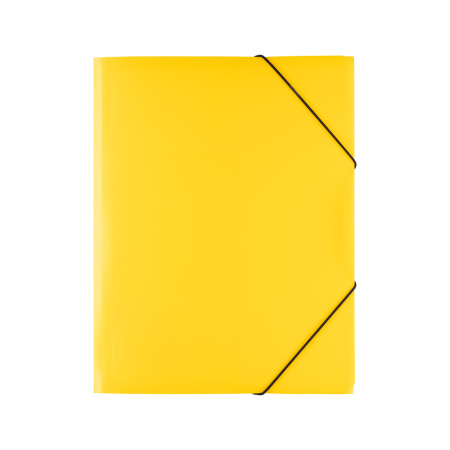 Папка на резинке А4 35мм Classic жёлтая
