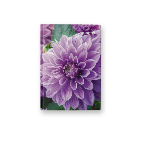 Бизнес-блокнот А6  64л 7Бц Георгины