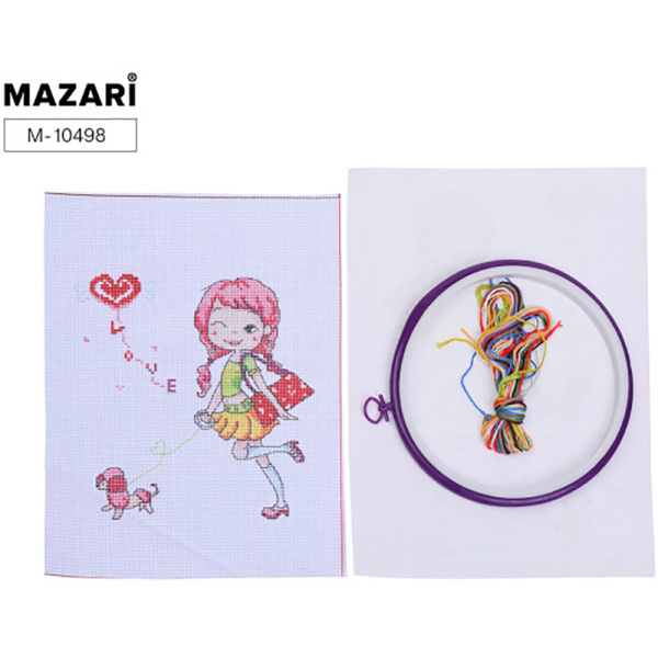 Набор для вышивания Ассорти 20,5*26см + пяльцы