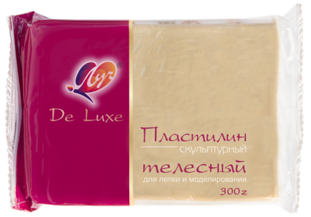 Пластилин  скульптурный 0,3кг Телесный