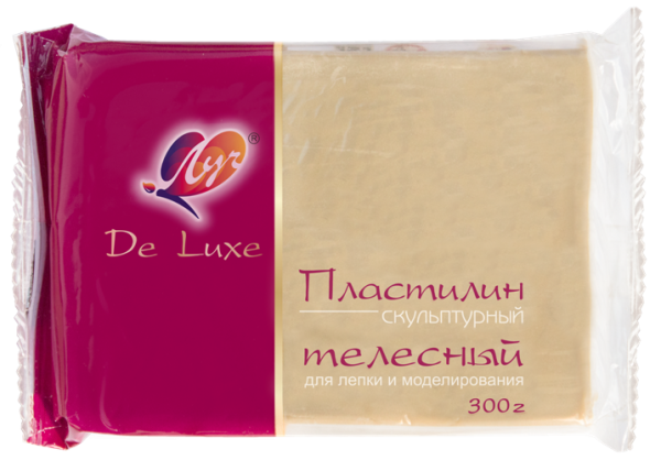 Пластилин  скульптурный 0,3кг Телесный