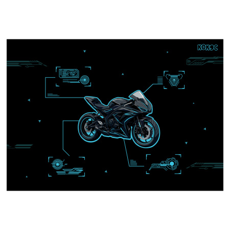 Клеенка д/труда 50*70см Sport bike