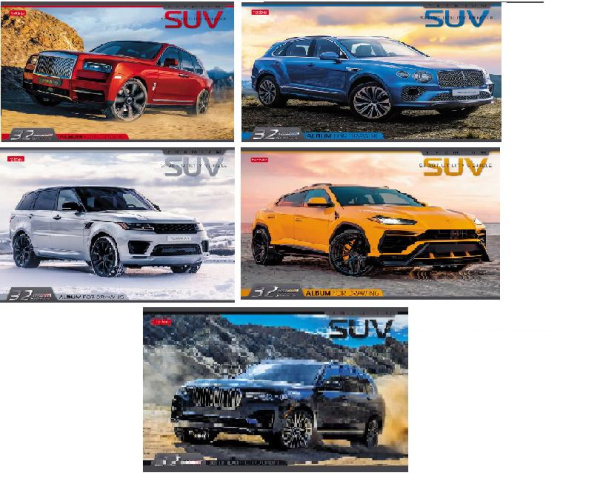 Альбом 32л AutoPremium, скрепка