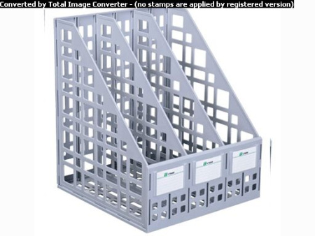 Лоток сборный вертик 3 отд. серый