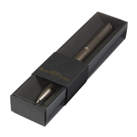 Ручка в футляре поворот.механ. Torino, шампань корп, 1,0мм, синяя